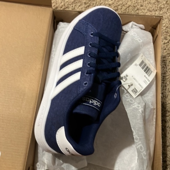 adidas neo Grand Court K Blue EG1518 big kids - Picture 9 of 13